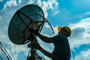 Instalação de internet via satélite - HughesNet