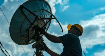 Como é feita a instalação de internet via satélite?